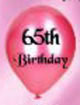 Birthday - 65th balloons