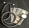 Stethescope and cash